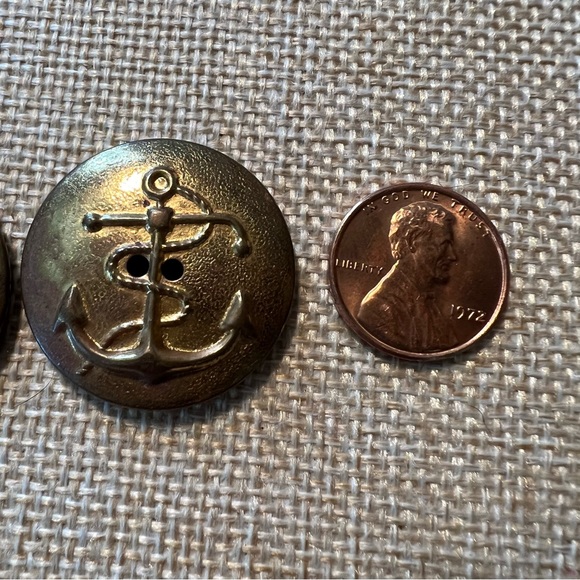 Vintage Military Brass Buttons - Picture 6 of 8